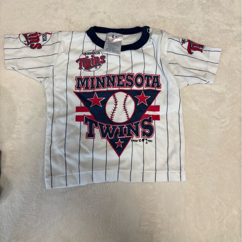 VTG vintage Minnesota twins T shirt baby boy 12 months